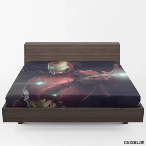 Iron Man Tony Stark Quest Comic Fitted Sheet