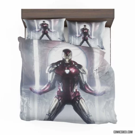 Iron Man Tony Stark Resilient Heart Comic Bedding Set 1