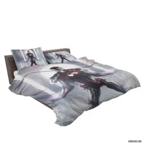 Iron Man Tony Stark Resilient Heart Comic Bedding Set 2