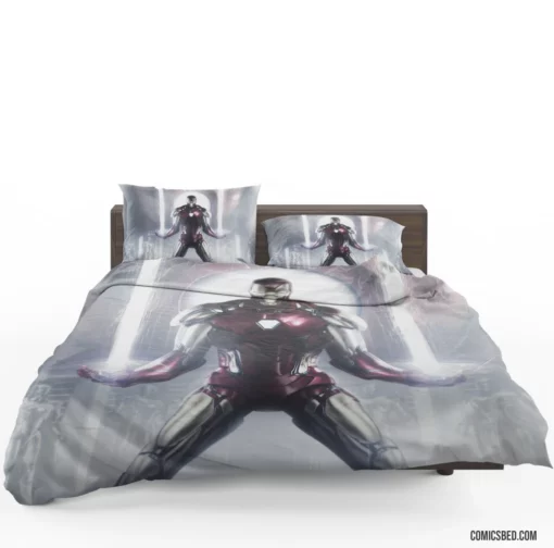 Iron Man Tony Stark Resilient Heart Comic Bedding Set