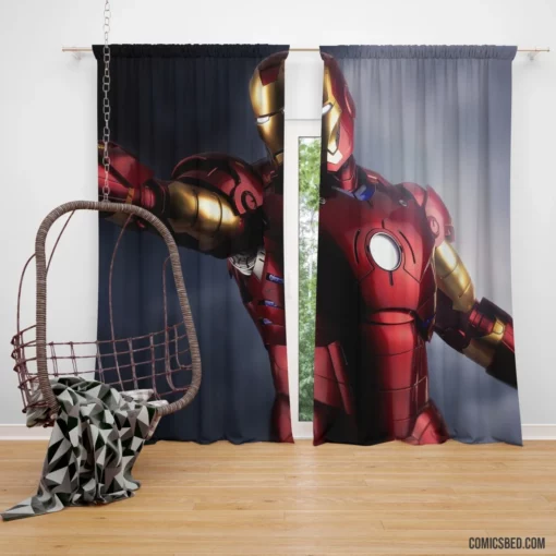 Iron Man Tony Stark Timeless Story Comic Curtain