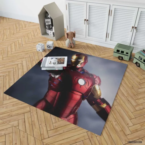 Iron Man Tony Stark Timeless Story Comic Rug 1