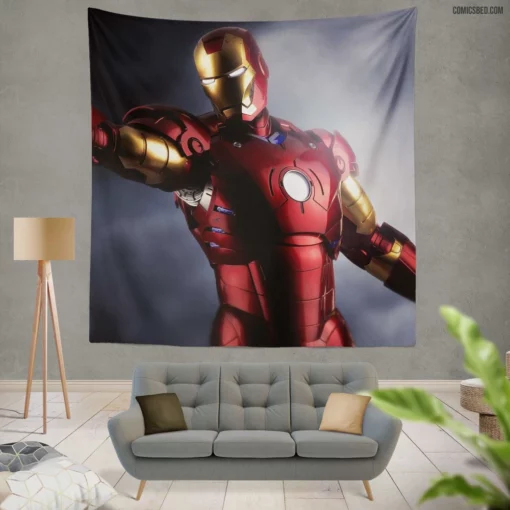 Iron Man Tony Stark Timeless Story Comic Wall Tapestry