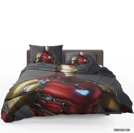 Iron Man Tony Stark Valiant Journey Comic Bedding Set