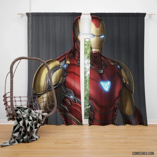 Iron Man Tony Stark Valiant Journey Comic Curtain