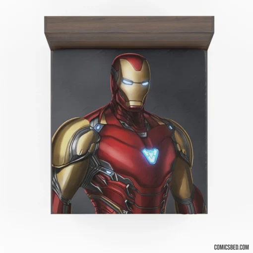 Iron Man Tony Stark Valiant Journey Comic Fitted Sheet 1