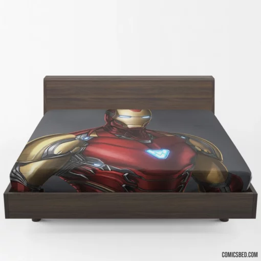 Iron Man Tony Stark Valiant Journey Comic Fitted Sheet