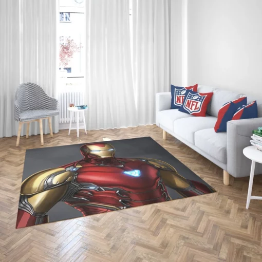 Iron Man Tony Stark Valiant Journey Comic Rug 2