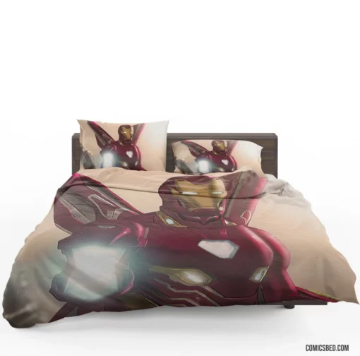 Iron Man Tony Stark Valiant Path Comic Bedding Set