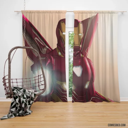 Iron Man Tony Stark Valiant Path Comic Curtain