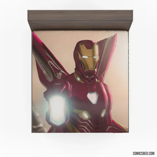 Iron Man Tony Stark Valiant Path Comic Fitted Sheet 1