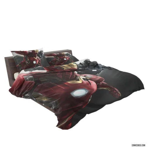 Iron Man War Machine Armored Heroes Comic Bedding Set 2