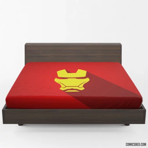 Iron Man with Shadow Marvel Hero Comic Fitted Sheet