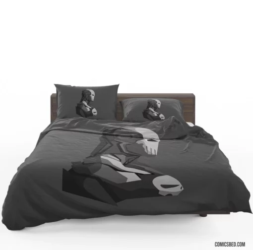 Iron Punisher Vigilante Justice Comic Bedding Set