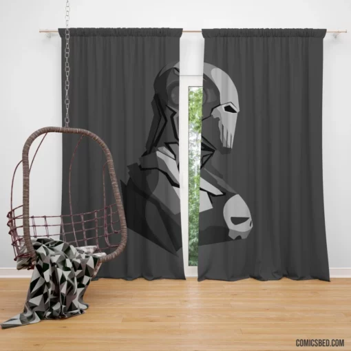 Iron Punisher Vigilante Justice Comic Curtain