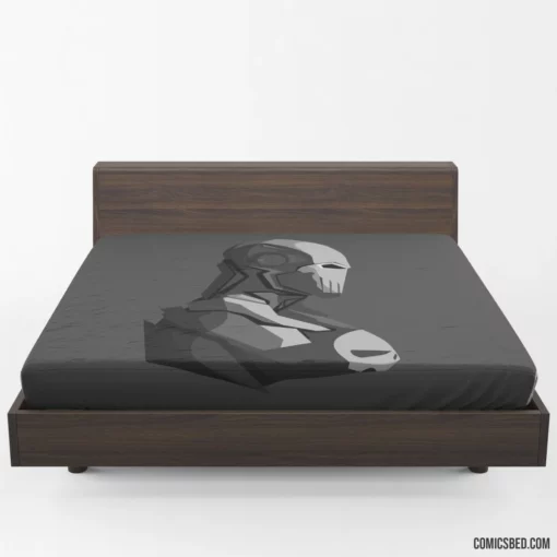 Iron Punisher Vigilante Justice Comic Fitted Sheet