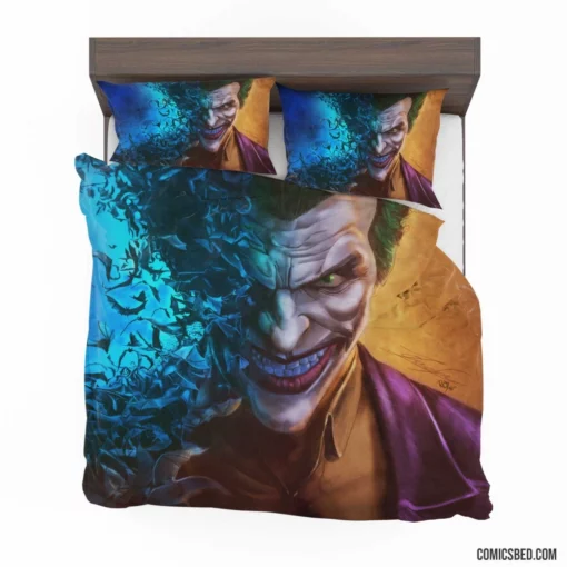 Joker Bat DC Chaotic Clown Comic Bedding Set 1