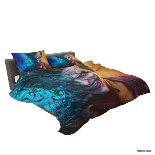 Joker Bat DC Chaotic Clown Comic Bedding Set 2