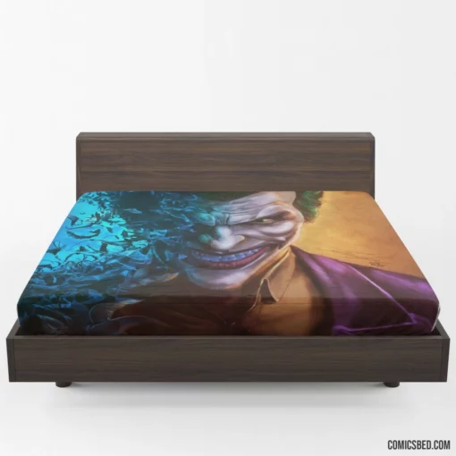 Joker Bat DC Chaotic Clown Comic Fitted Sheet