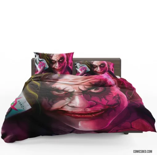 Joker Card Anarchy Symbol DC Trickster Comic Bedding Set