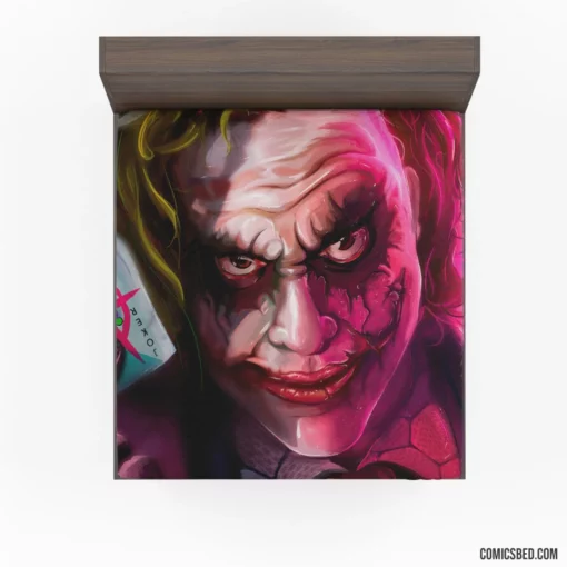 Joker Card Anarchy Symbol DC Trickster Comic Fitted Sheet 1