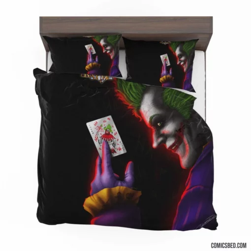 Joker Chaos Gotham Mad Villain Comic Bedding Set 1