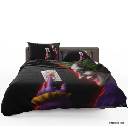 Joker Chaos Gotham Mad Villain Comic Bedding Set