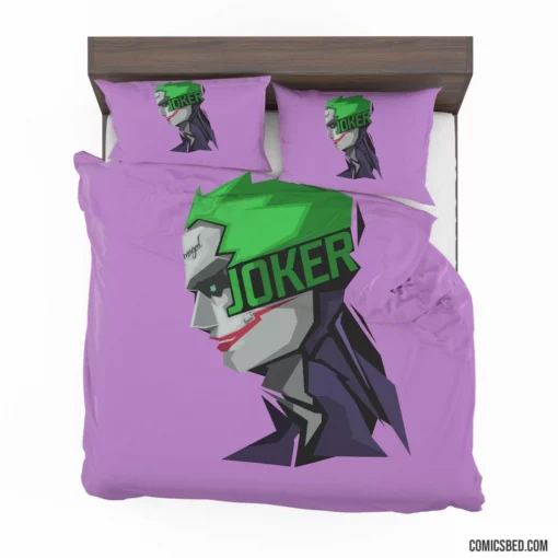 Joker Chaos and Mischief Comic Bedding Set 1