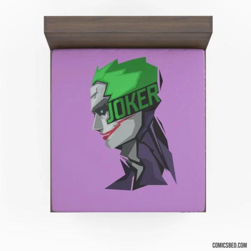 Joker Chaos and Mischief Comic Fitted Sheet 1