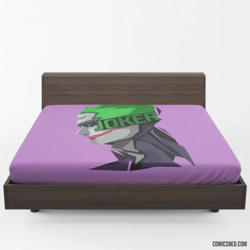 Joker Chaos and Mischief Comic Fitted Sheet