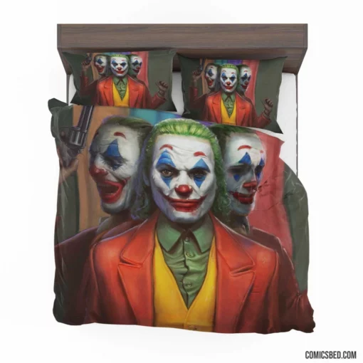 Joker Clown DC Colorful Villain Comic Bedding Set 1