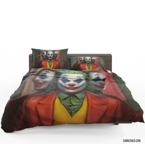 Joker Clown DC Colorful Villain Comic Bedding Set