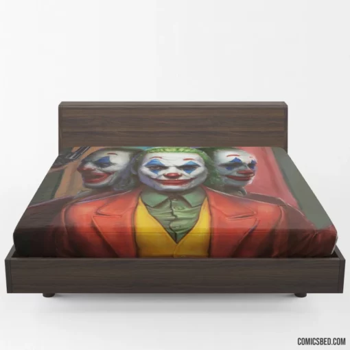 Joker Clown DC Colorful Villain Comic Fitted Sheet