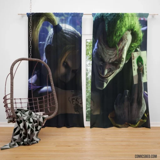 Joker Clown Prince of Chaos Comic Curtain