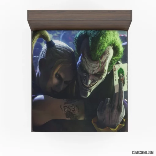 Joker Clown Prince of Chaos Comic Fitted Sheet 1