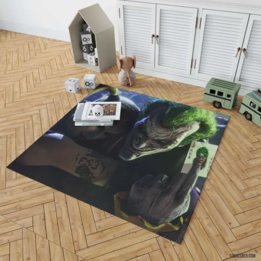 Joker Clown Prince of Chaos Comic Rug 1