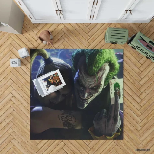 Joker Clown Prince of Chaos Comic Rug