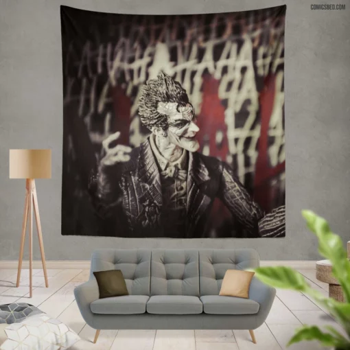 Joker Comic Villain Wall Tapestry