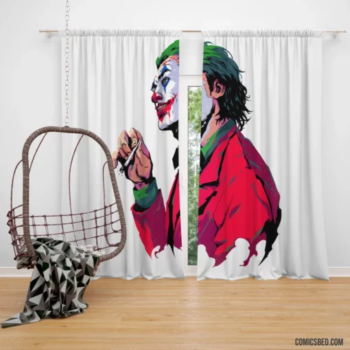 Joker DC Carnival of Chaos Comic Curtain