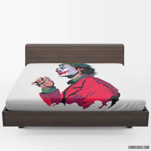 Joker DC Carnival of Chaos Comic Fitted Sheet