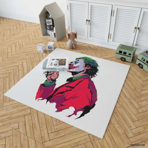 Joker DC Carnival of Chaos Comic Rug 1