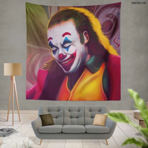 Joker DC Carnival of Confusion Comic Wall Tapestry