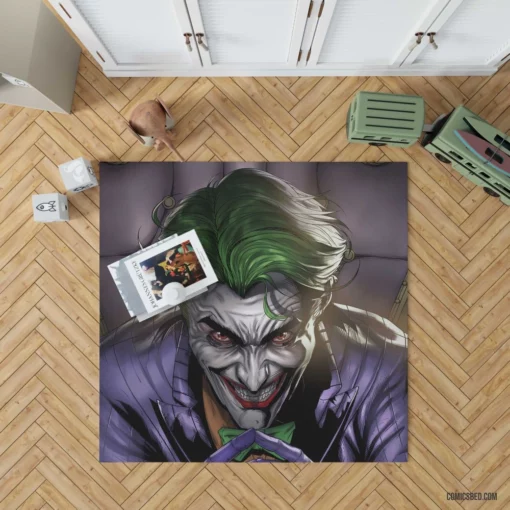 Joker DC Chaos Incarnate Comic Rug