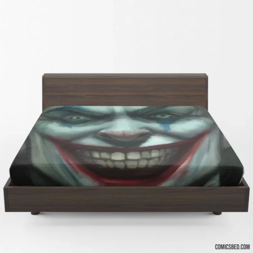 Joker DC Chaotic Clown Comic Fitted Sheet