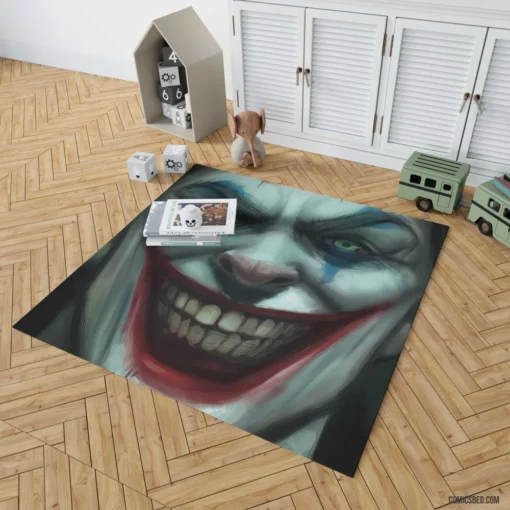 Joker DC Chaotic Clown Comic Rug 1