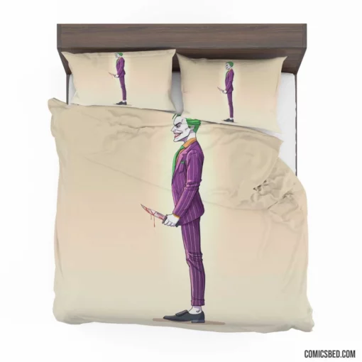 Joker DC Chaotic Enigma Comic Bedding Set 1