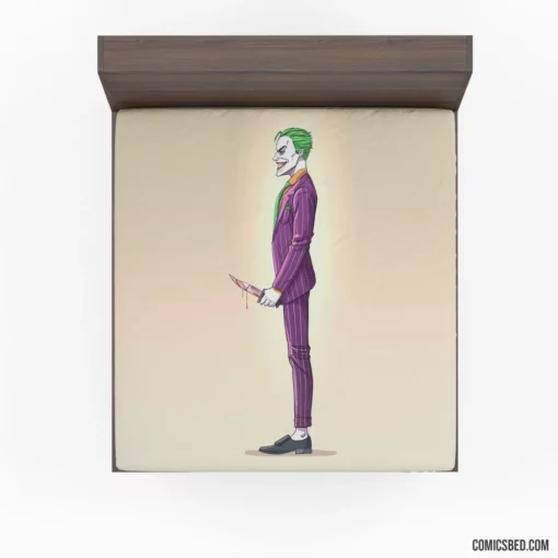 Joker DC Chaotic Enigma Comic Fitted Sheet 1