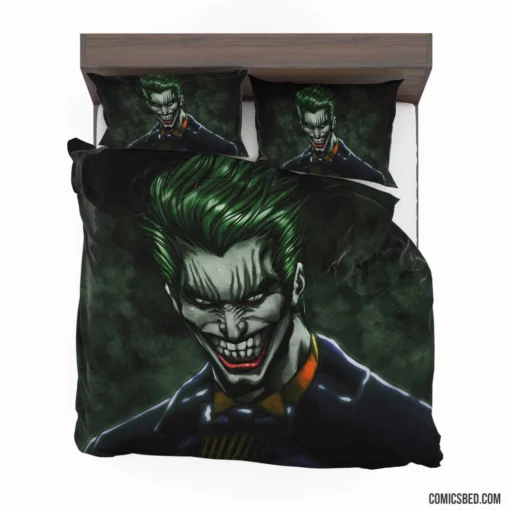 Joker DC Chaotic Prankster Comic Bedding Set 1