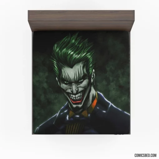 Joker DC Chaotic Prankster Comic Fitted Sheet 1