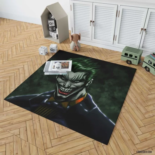 Joker DC Chaotic Prankster Comic Rug 1